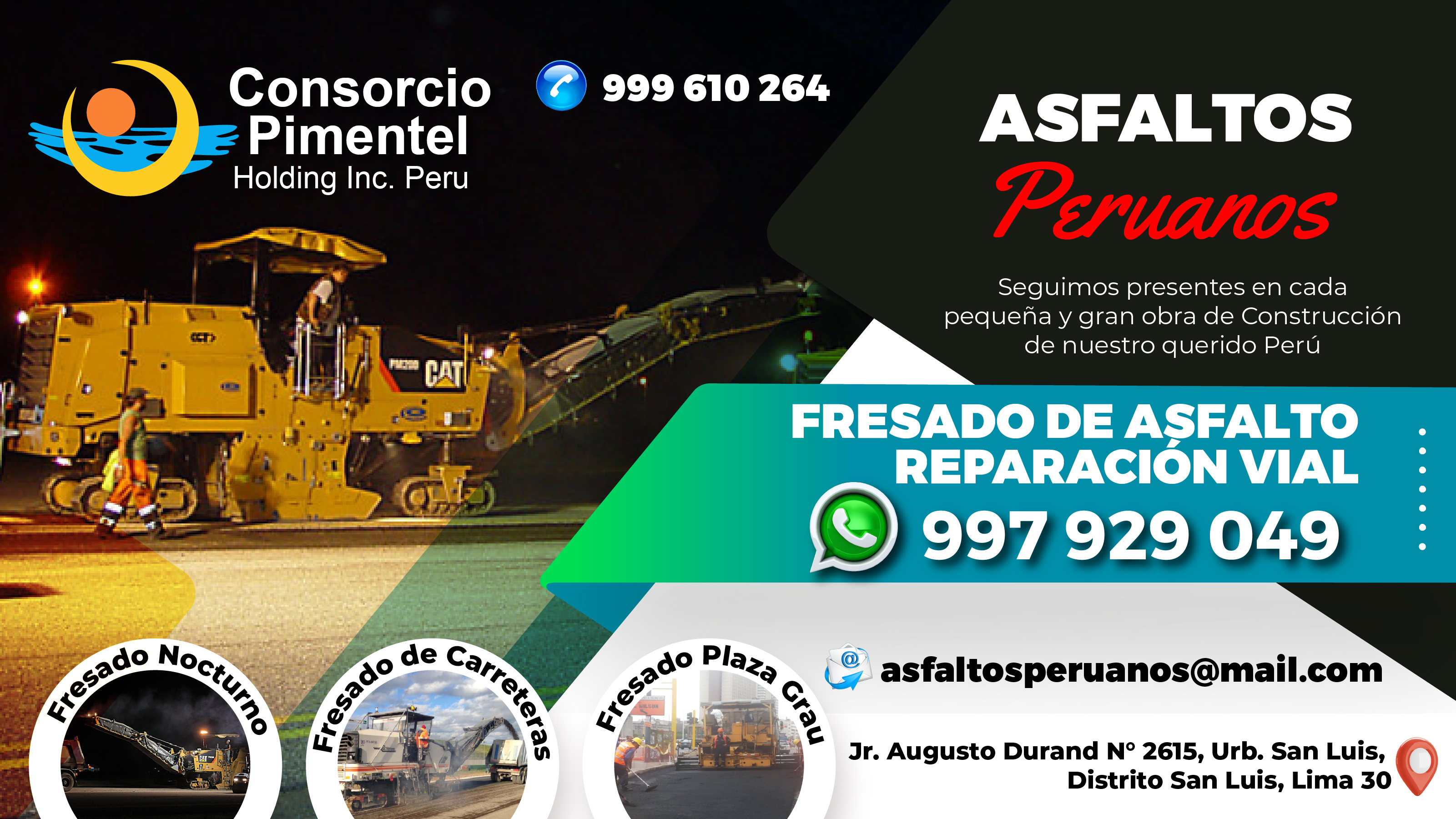 Fresado de Asfalto precio por m2 Imprimaciones y Asfaltado Perú 2023