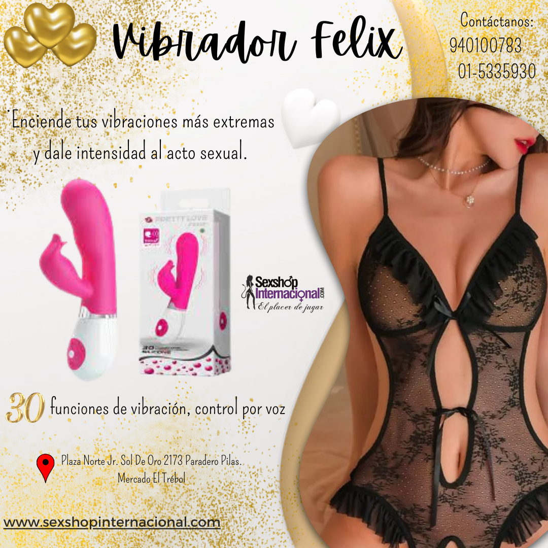 Vibrador 30 funciones de vibración control por voz