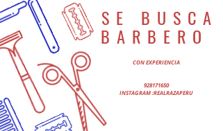 Se busca Barbero con experiencia