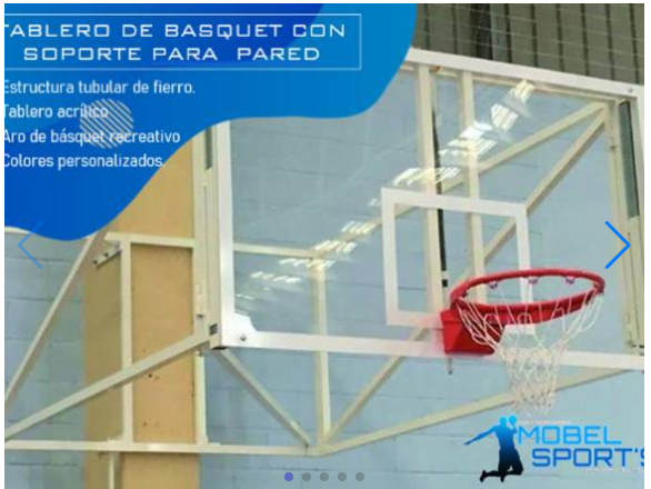 TABLERO DE BASQUET DOMESTICO PARA PARED