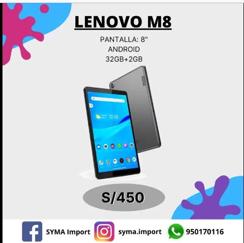 TABLET LENOVO M8 32GB 2GB