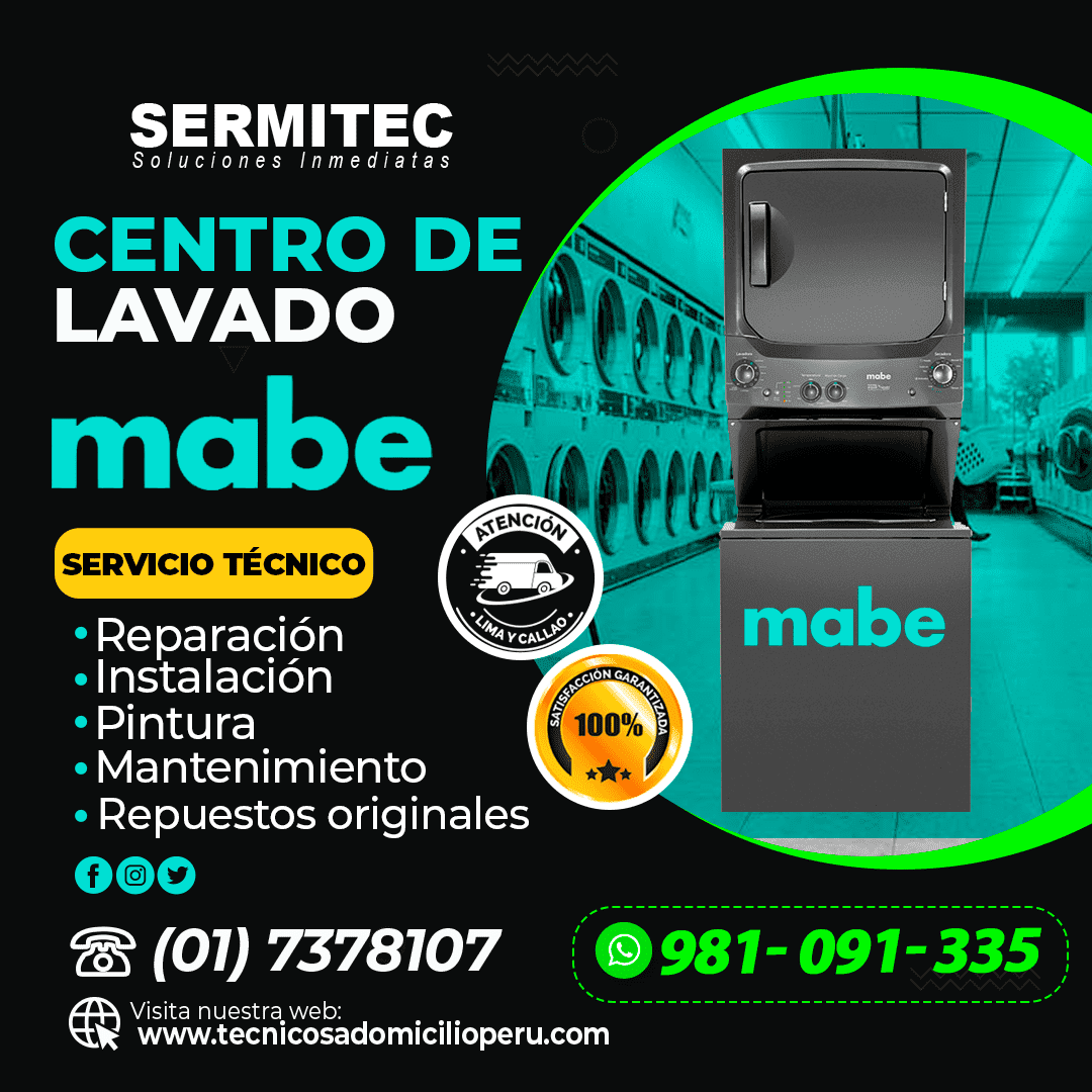 Reparacion de Lavadoras Mabe 981091335 COMAS