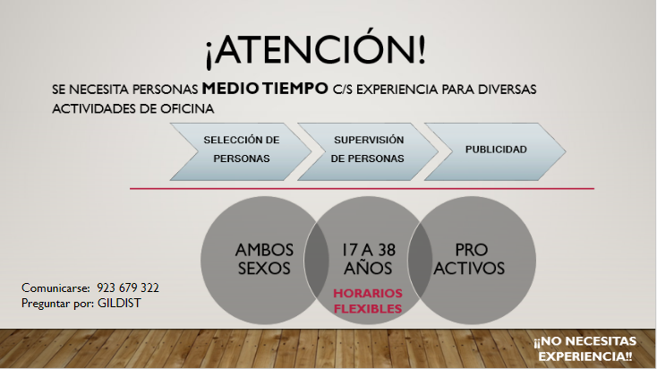 Oportunidad Laboral