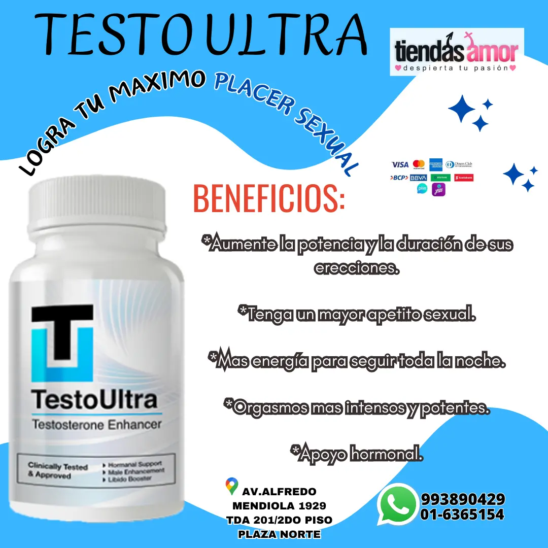 Testo Ulra Logra tu Maximo Placer Sexual