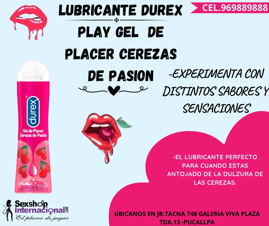 GEL LUBRICANTE DE PLACER DUREX PLAY CEREZAS DE PASIÓN