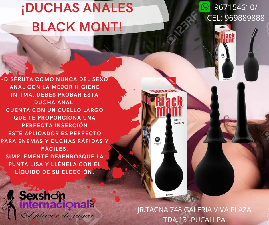 DUCHA ANAL PARA MEJORAR TU ASEO ANTES DEL ACTO SEXUAL Unisex Douche Set