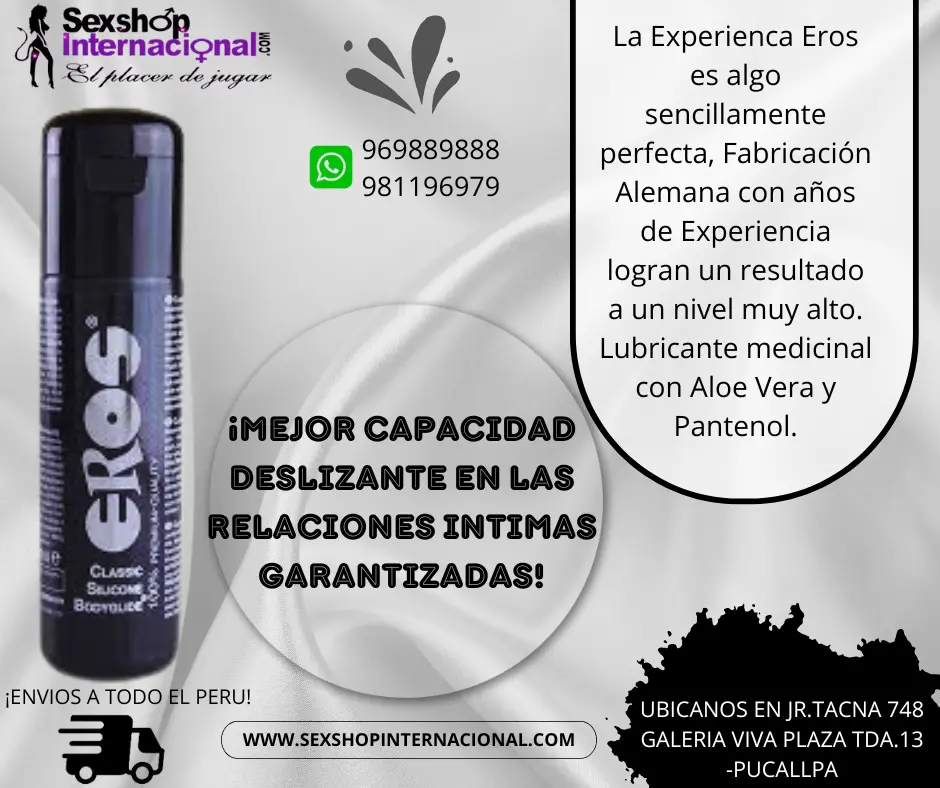 LUBRICANTE ANAL EROS- DISFRUTA TUS NOCHES SIN DOLOR Y MAS PLACER