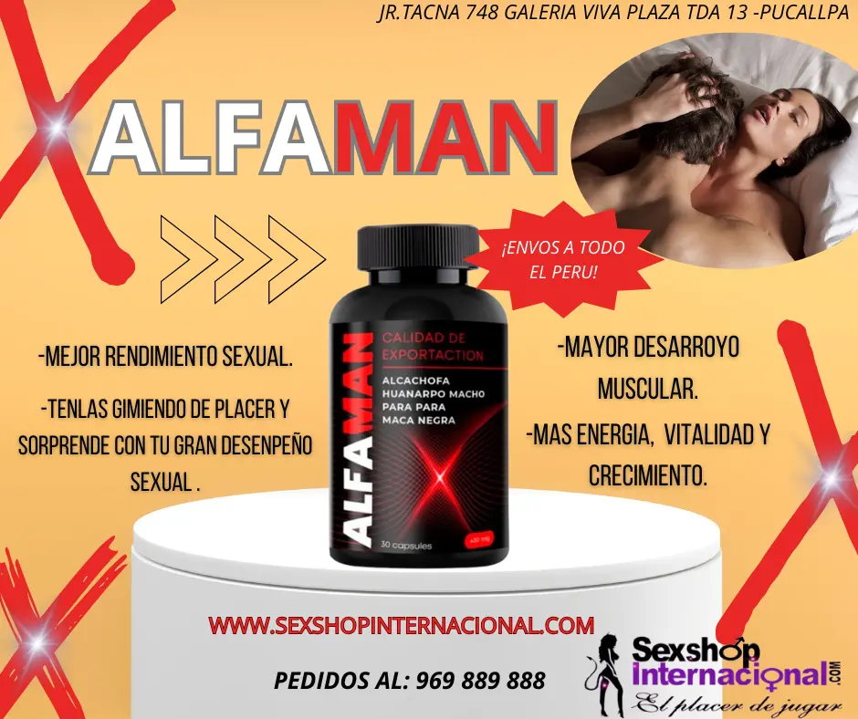 AUMENTA LA POTENCIA Y EL APETITO SEXUAL CON ALFA MAN