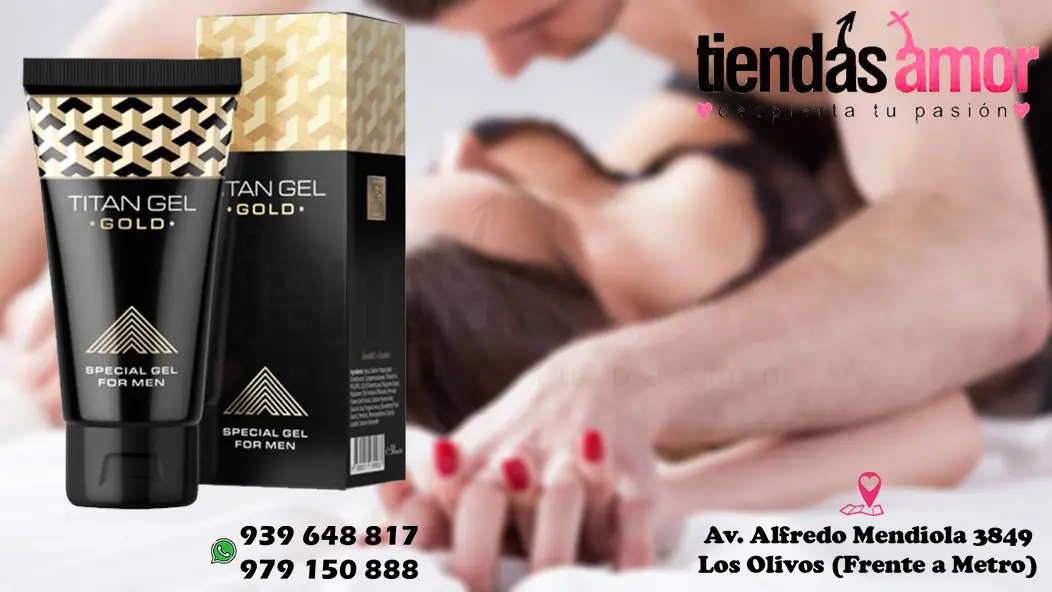 Titan Gel Gold crecimiento de la zona íntima - TIENDAS AMOR 