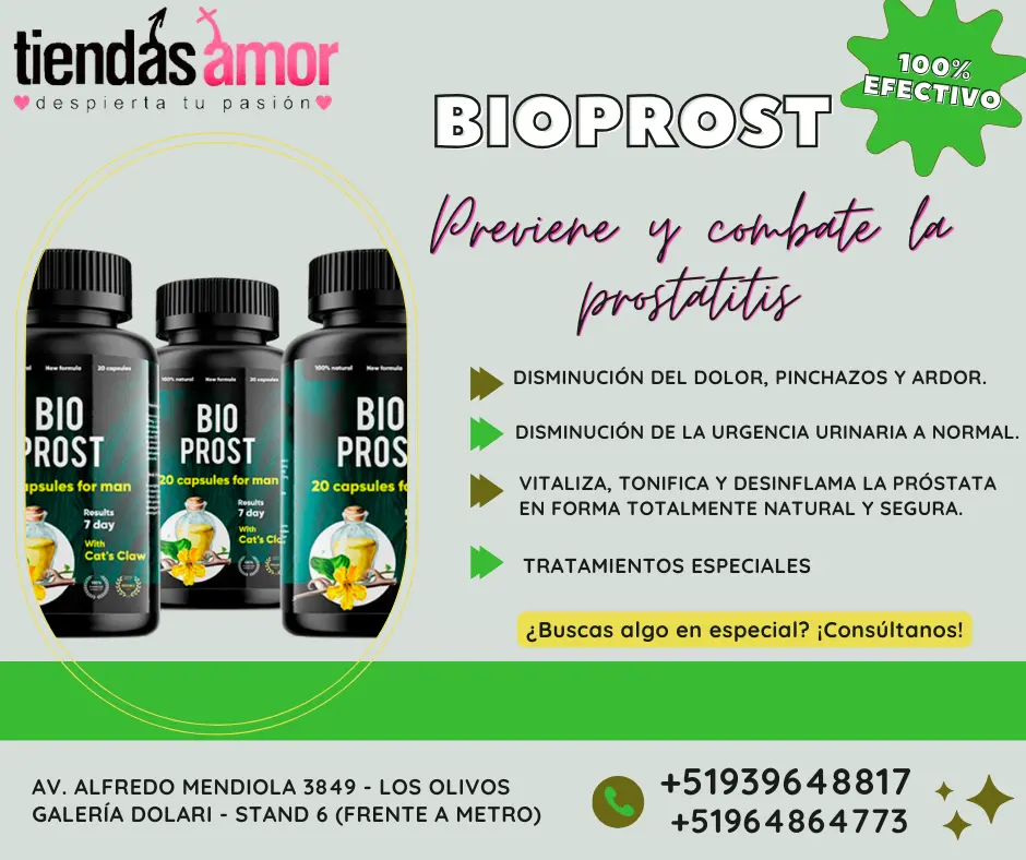 Bio Prost Estimulante y vigorizante - TIENDAS AMOR IZAGUIRRE