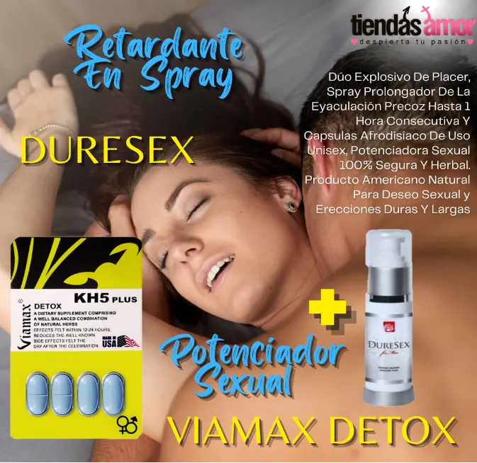 DURESEX EXPLOSIVO PLACER SPRAY-VIAMAX DETOX POTENCIADOR 993890429 