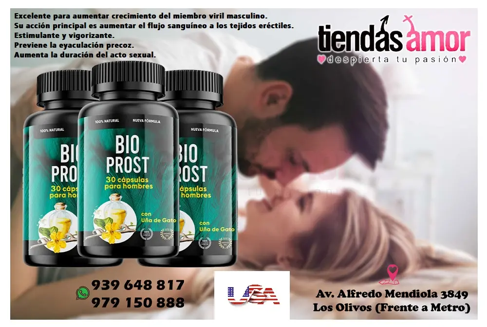 BIO PROST El suplemento aumenta el deseo sexual - TIENDAS AMOR