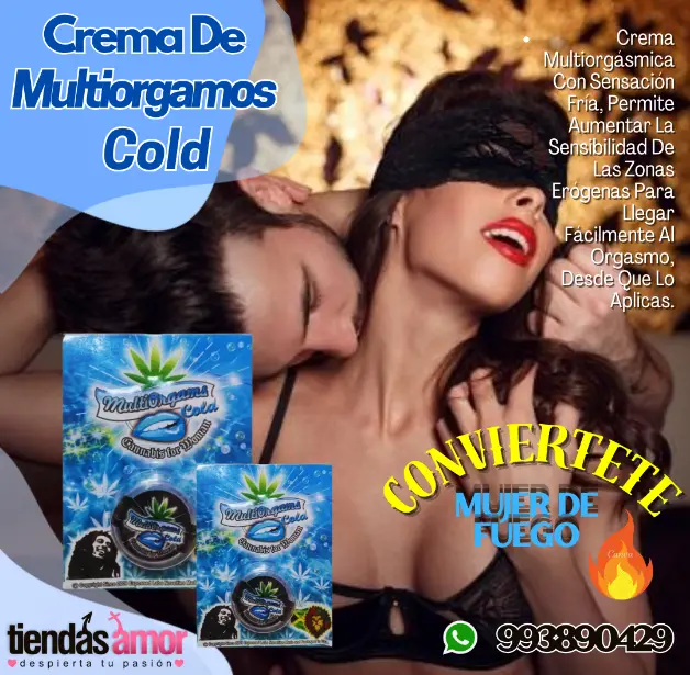 CREMA MULTIORGASMO COLD SEXO CALIENTE SEXSHOP LIMA 993890429