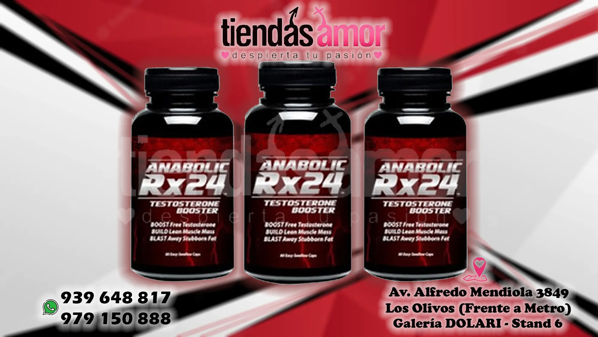 Anabolic Rx-24 para erecciones máximas - TIENDAS AMOR IZAGUIRRE