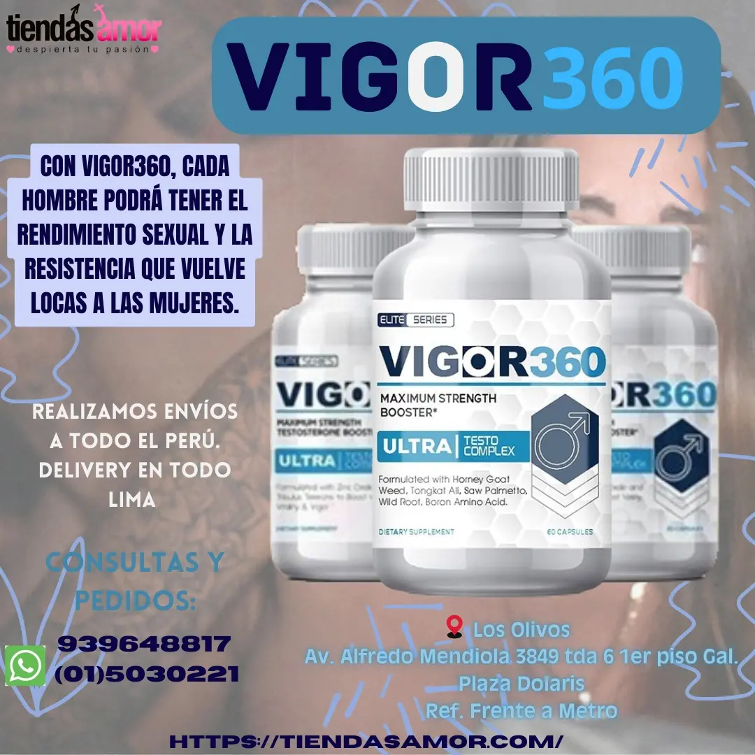  Vigor 360 ENERGÍA SEXUAL DE LARGA DURACIÓN - PLAZA DOLARI METRO