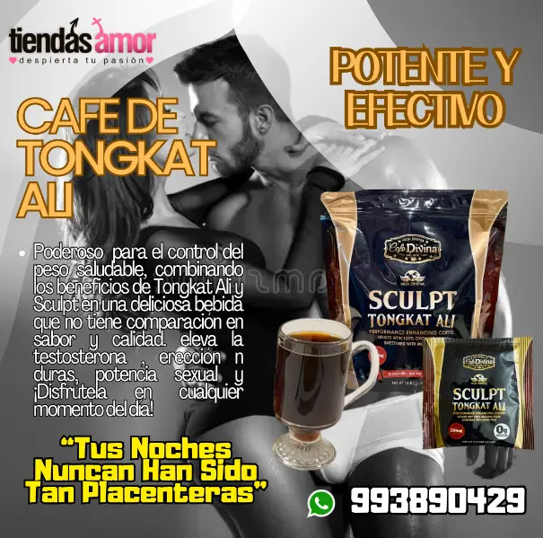 PODEROSO CAFÉ TONGKAT ALI LIBIDO SALUDABLE PROSTATA 993890429