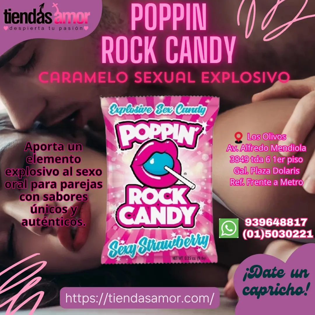 Poppin Rock Candy caramelo sexual explosivo - 939648817 METRO