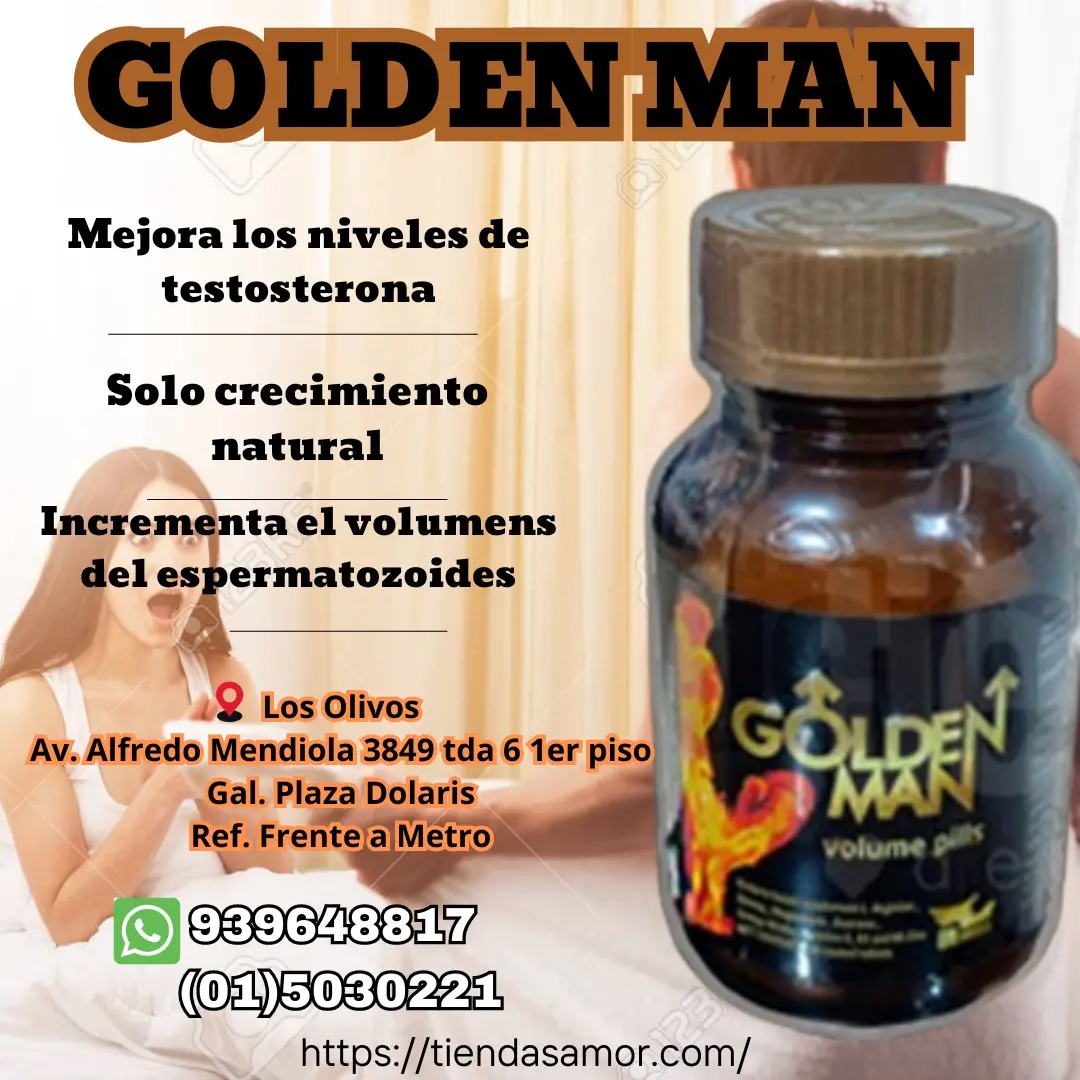 GOLDEN MAN Sexo hasta 3 veces mas durable IZAGUIRRE 939648817