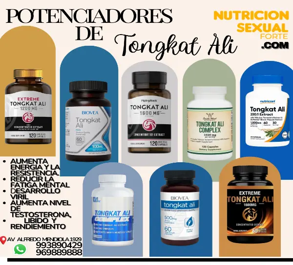 POTENCIADORES DE TONGKAT ALI NATURAL Y DESARROLAL TU PN 993890429