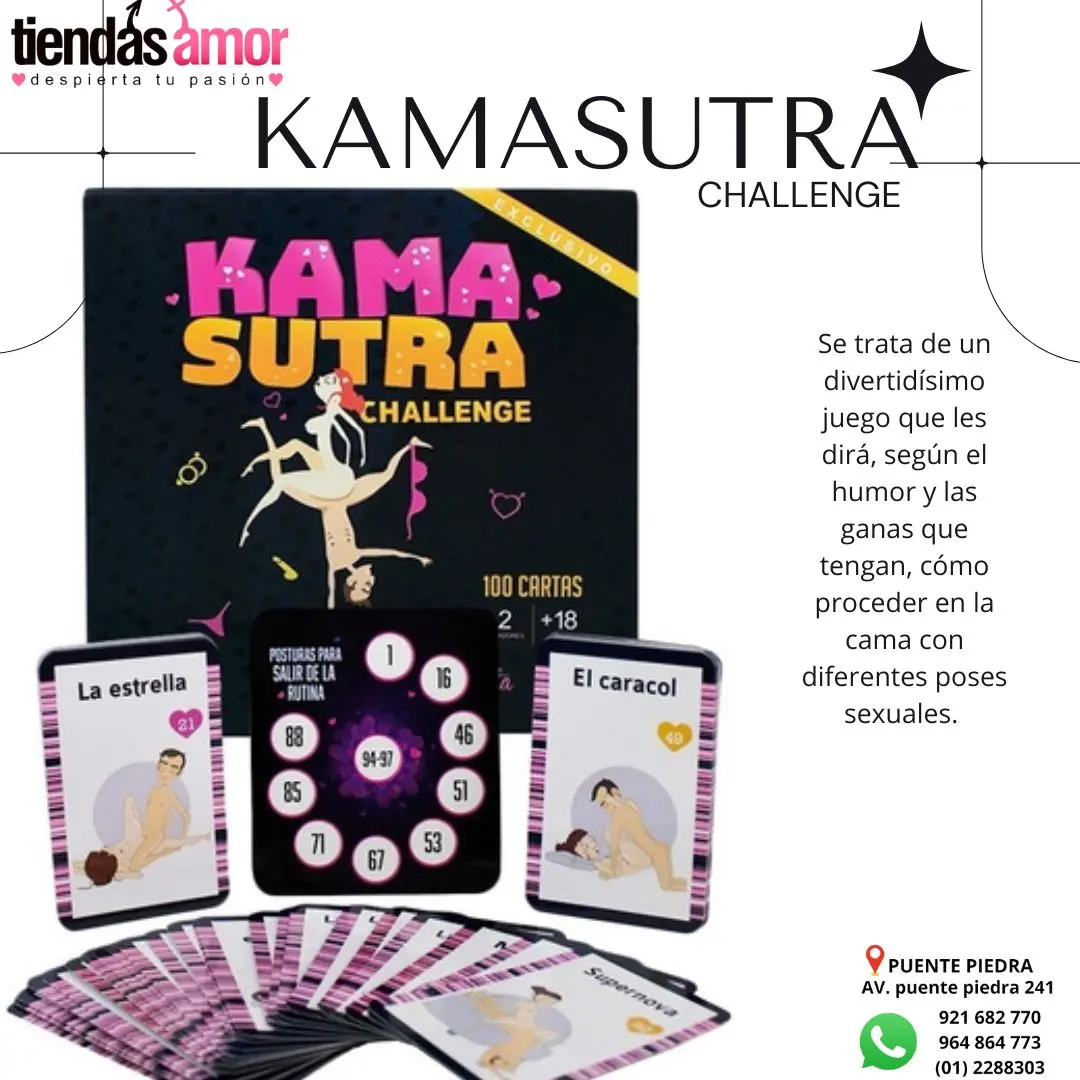 Kamasutra Hétero Juego de Cartas