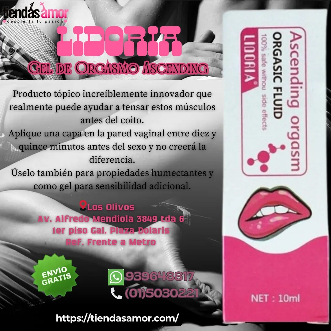 LIDORIA Gel de Orgasmo Ascending VAGINA APRETADA - IZAGUIRRE