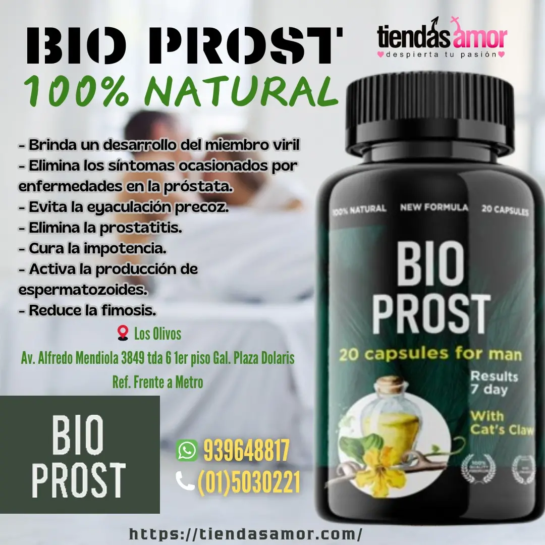 BIO PROST Desinflama la próstata de forma natural - IZAGUIRRE