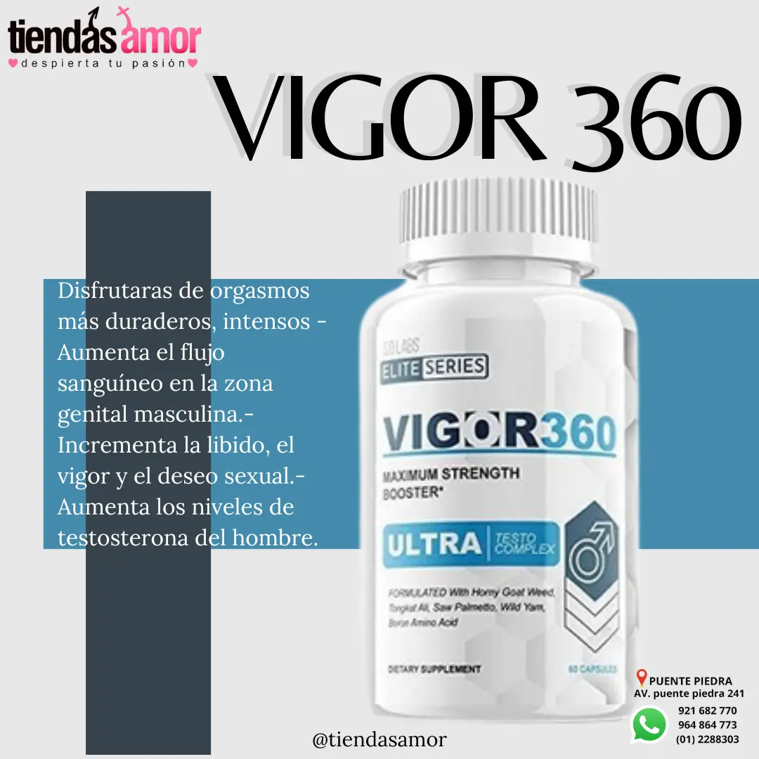 Vigor 360 Original Orgasmos más intensos y un placer sexual más profundo