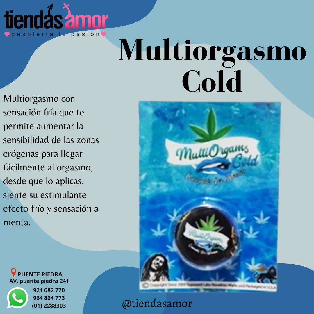 CANNAB MULTIORGAMS COLD clítoris con el deseo sexual