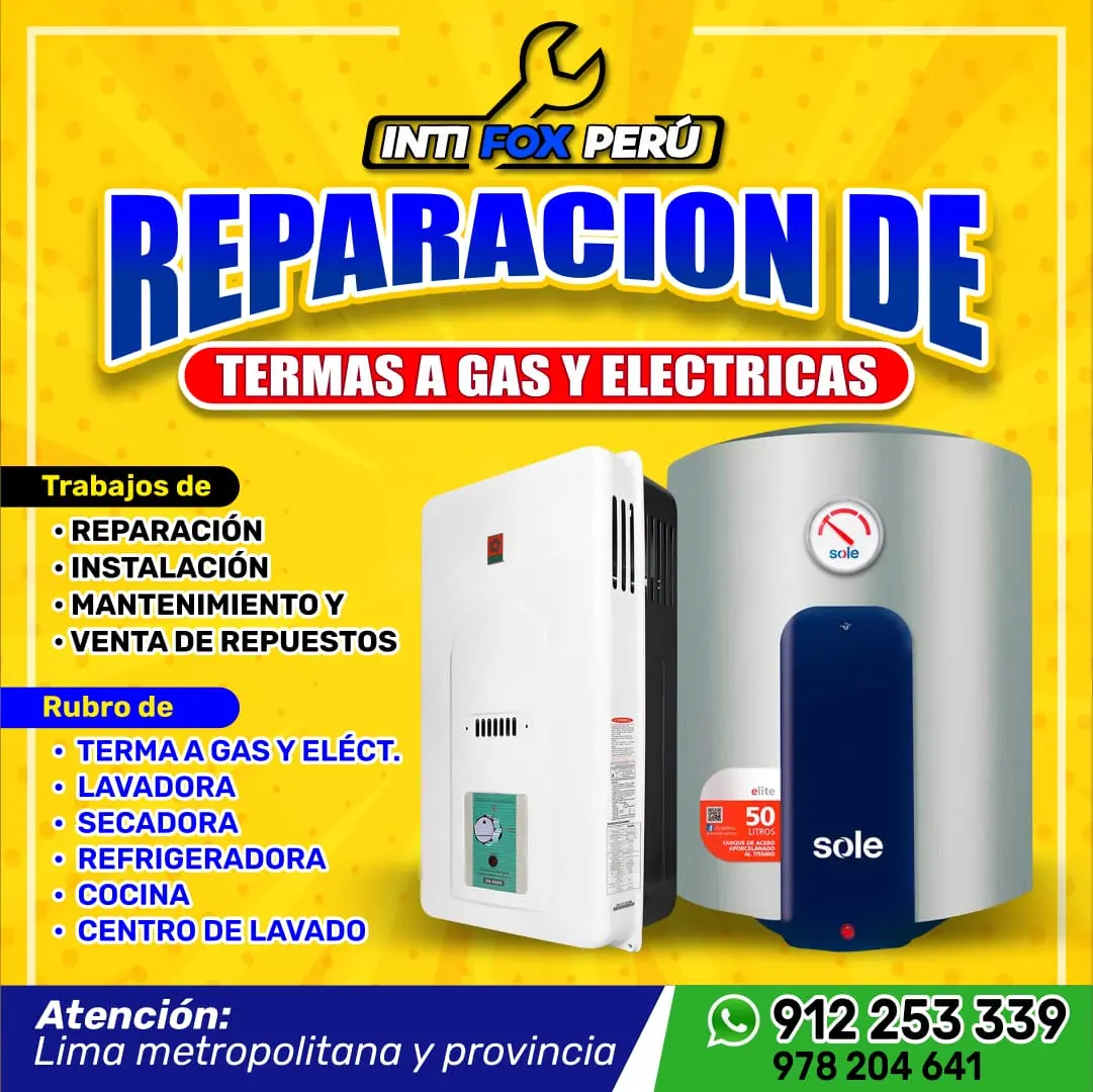 SERVICIO TECNICO DE TERMA A GAS EN LA MOLINA