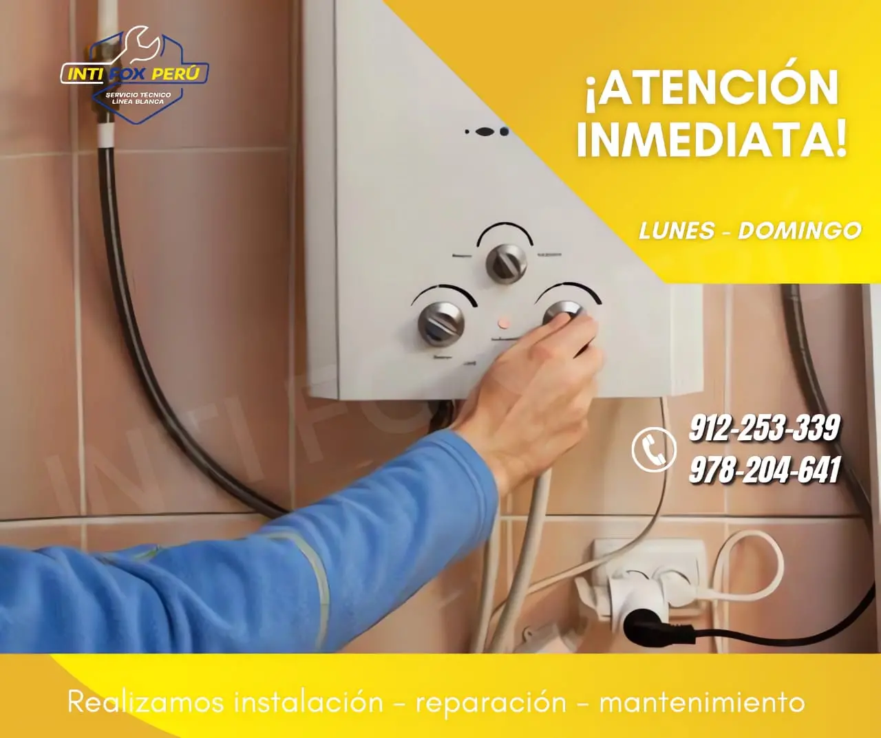  La Elección Perfecta para Tu Hogar intifox peru ofrece tecnicos profesionales de terma a gas a domicilio en miraflores 