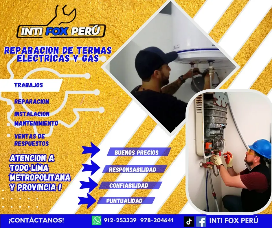 Tu Espacio Tu Calor Termas a Gas Personalizables servicio tecnico a domicilio en surquillo