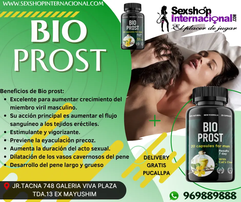 DESINFLAMA LA PROSTATA -PREVIENE PROSTATITIS Y AUMENTA EL TAMAÑO DE TU PENE CON BIO PROST