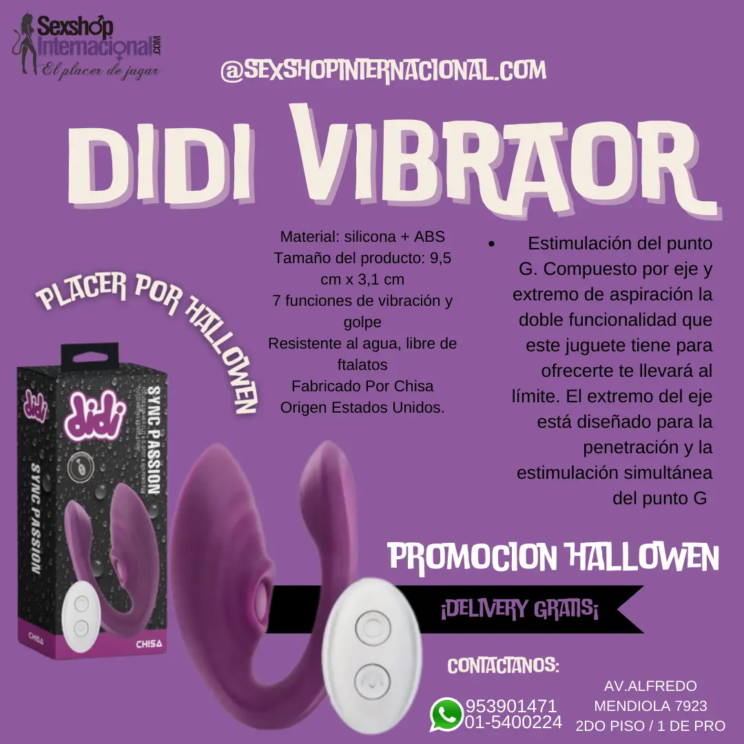 VIBRADOR PARA PAREJAS-SEXSHOP OLIVOS