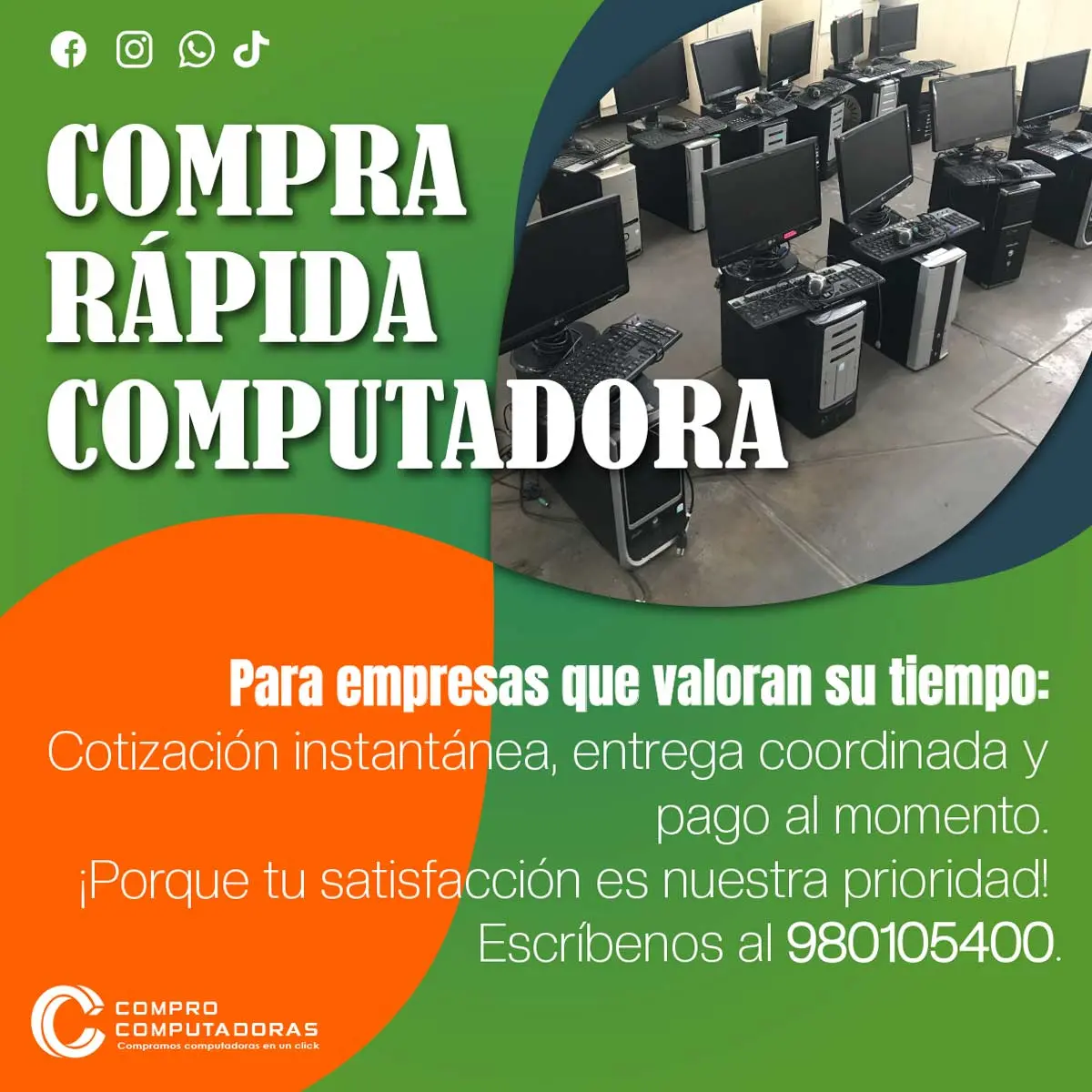 TU SOLUCIÓN TECNOLÓGICA COMPUTADORAS RECICLADAS EN LIMA