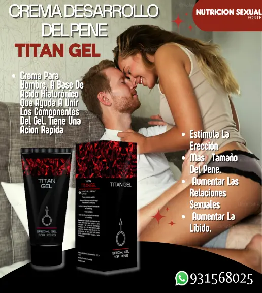 TITAN GEL DESARROLLO VIRILDUREZAPOTENCIA SEXUALSEXSHOP931568025 