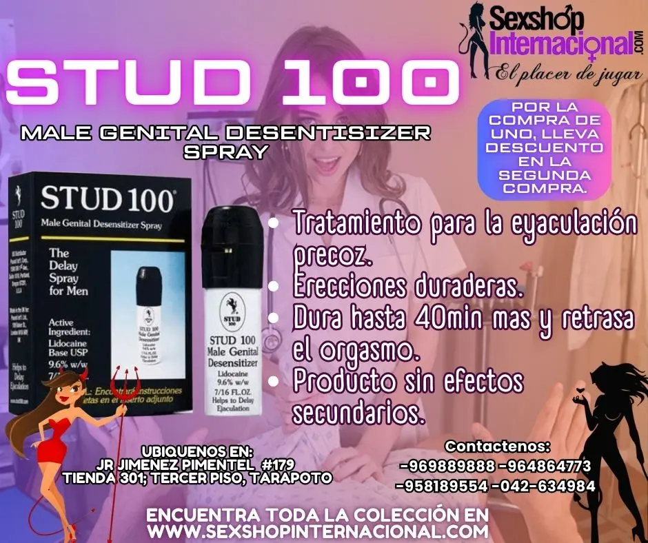 STUD 100 REDUCE LA SENSIBILIDAD Y DURA MAS