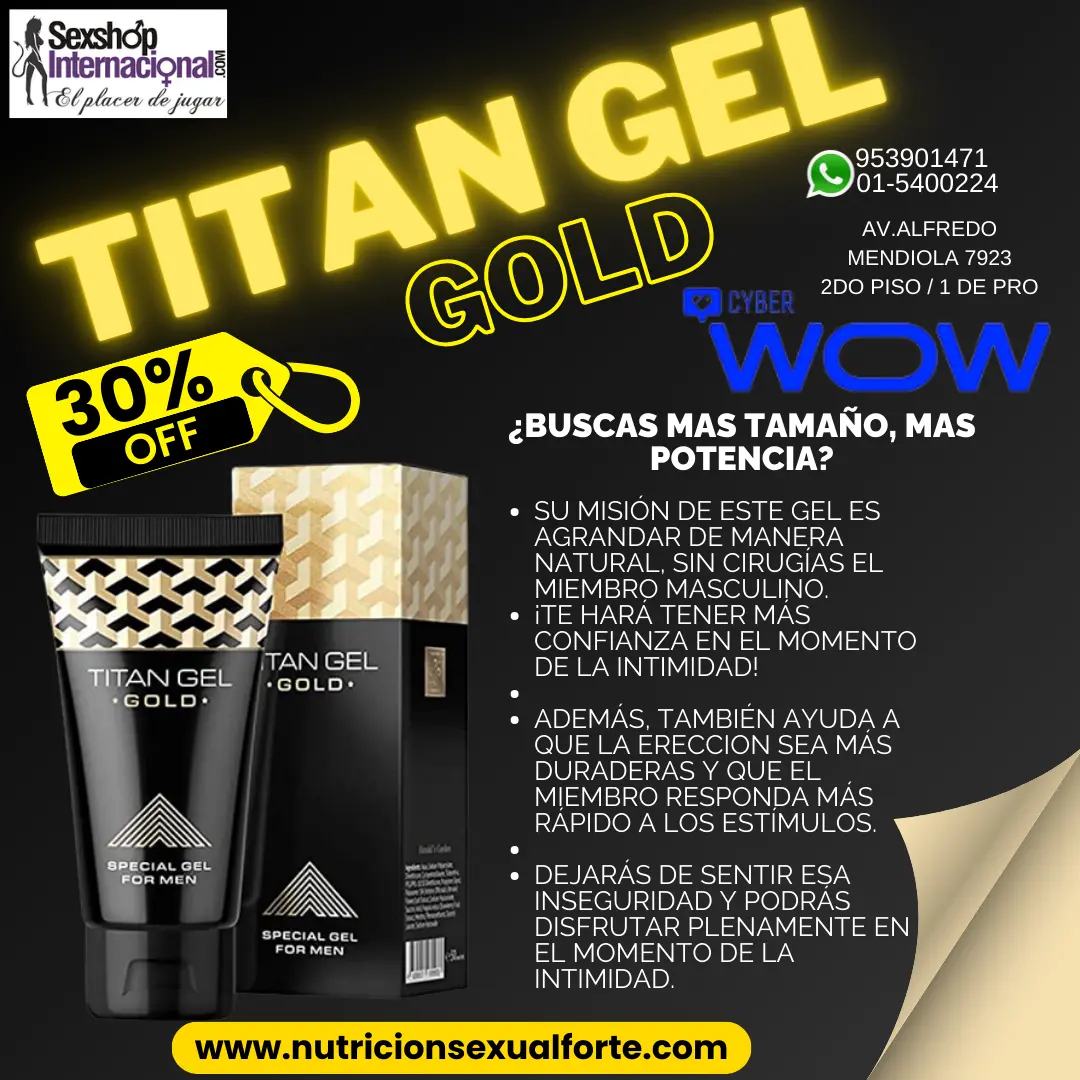 TITAN GEL GOLD-DESARROLLADOR VIRIL