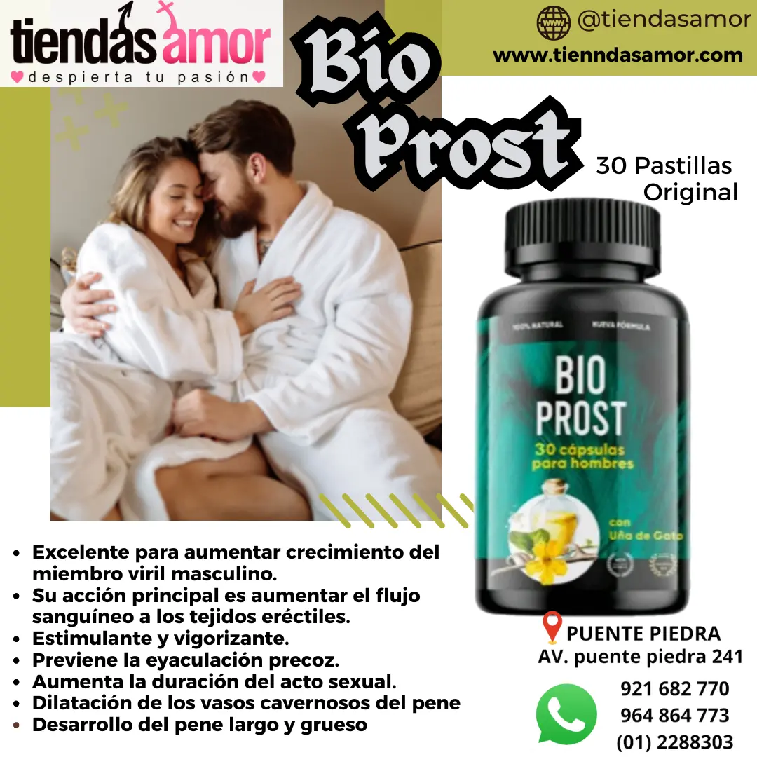 Bio Prost Original Aumenta la duración del acto sexual.