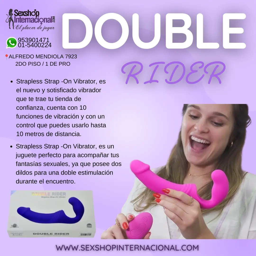 VIBRADOR LESBICO-SEXSHOP LO OLIVOS