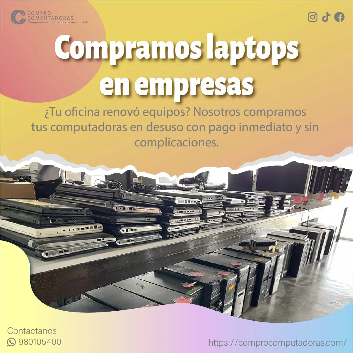 Reciclaje ecológico de UPS Cero estrés 100 efectivo