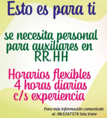 Auxiliar en RRHH