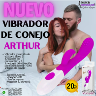 VIBRADOR CONEJO ARTHUR-MAXIMO POTENCIA,ORGASMOS SEXSHOP 931568025