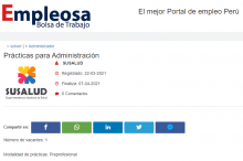 Prácticas para Administración