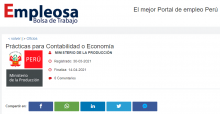 Prácticas para Contabilidad o Economía