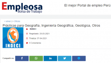 Prácticas para Geografía, Ingeniería Geográfica, Geológica, Otros