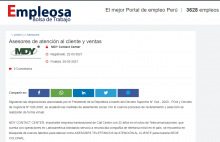 Asesores de atención al cliente y ventas