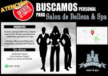 Se busca Personal para Salón de Belleza