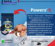 DISFRUTA DE UN PLACER INTENSO Y ORGASMOS EXPLOSIVOS CON -Powers x Potenciador y Retardante