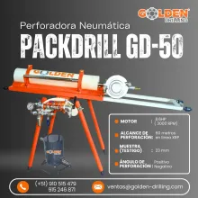 PACKDRILL PERFORACIÓN DIAMANTINA MÁQUINA NEUMÁTICA 