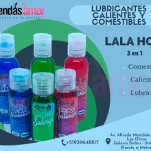  Lubricante Comestible LalaHot Frotarlo y se CALIENTA - PERU